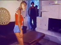 Free Sex Blonde Teen Gets A  And An   - Retro Threesome